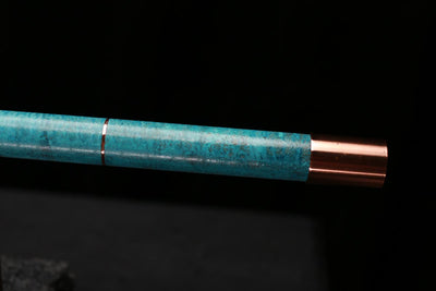 Copper Flute Legend #L00612 in Caribbean Marble w/accent