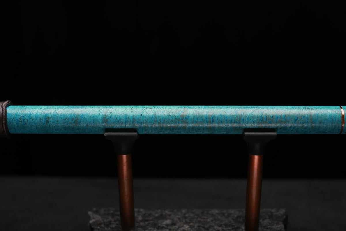 Copper Flute Legend #L00612 in Caribbean Marble w/accent