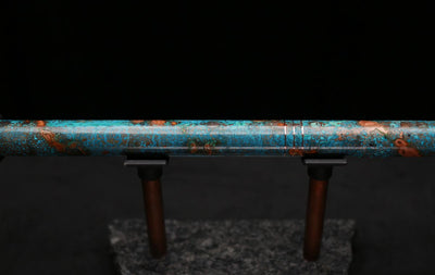 Copper Flute Legend #L00616 in Spiral Turquoise Burl