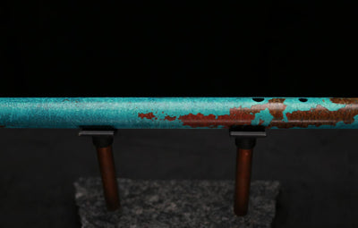 Copper Flute Legend #L00596 in Turquoise Shipwreck