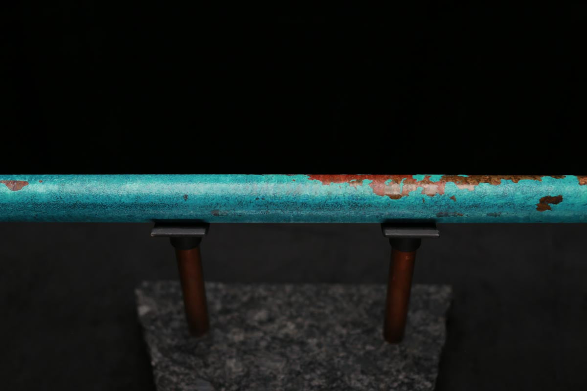 Copper Flute Legend #L00596 in Turquoise Shipwreck