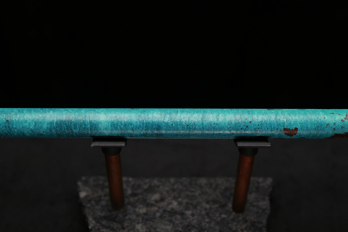Copper Flute Legend #L00596 in Turquoise Shipwreck