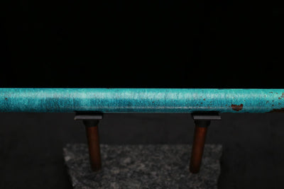 Copper Flute Legend #L00596 in Turquoise Shipwreck