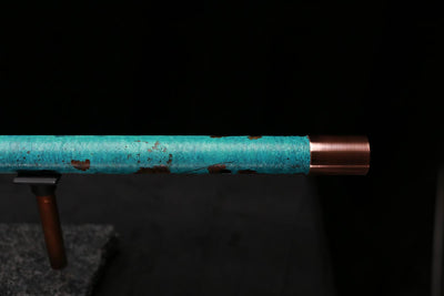 Copper Flute Legend #L00596 in Turquoise Shipwreck