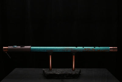 Copper Flute Legend #L00569 in Turquoise Shipwreck