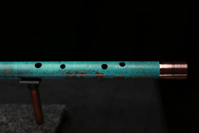 Copper Flute Legend #L00569 in Turquoise Shipwreck