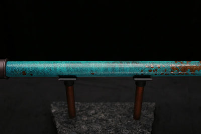 Copper Flute Legend #L00569 in Turquoise Shipwreck