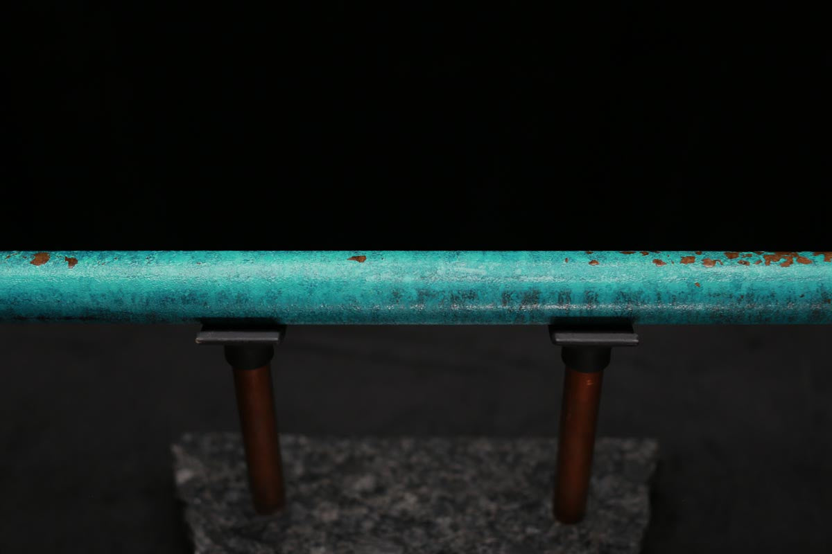 Copper Flute Legend #L00569 in Turquoise Shipwreck