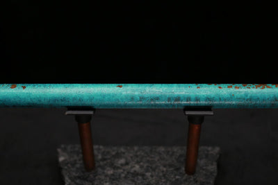 Copper Flute Legend #L00569 in Turquoise Shipwreck