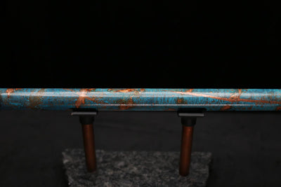 Copper Flute Legend #L00590 in Spiral Turquoise Burl w/End