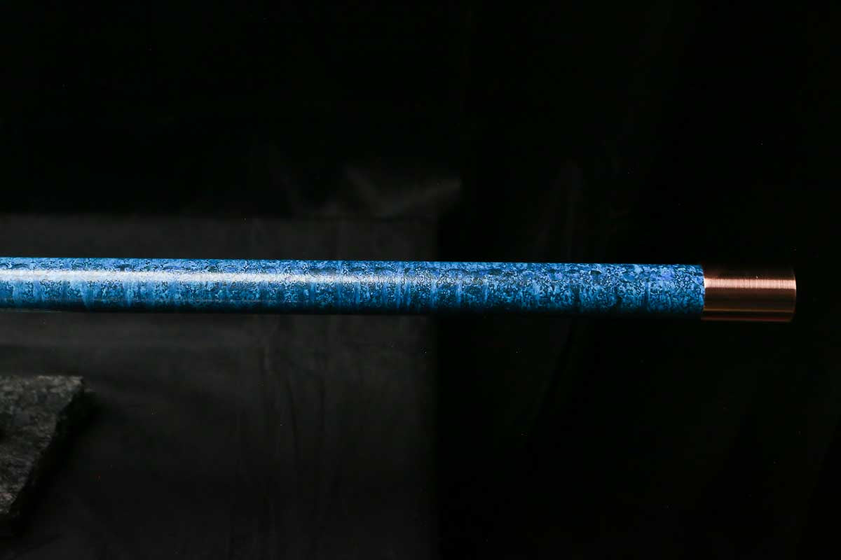 Bass F Copper Flute #BF0091 in Ocean Storm w/Special Details
