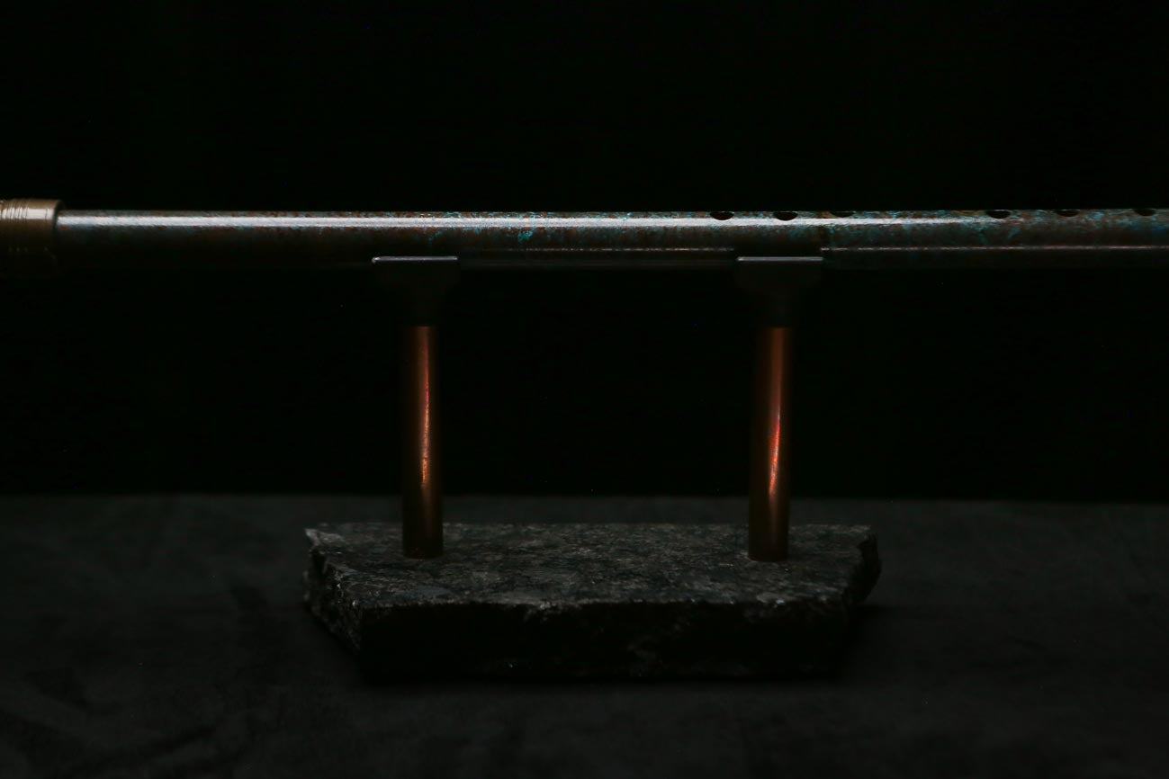 Low C Copper Flute #0183 in Deep Ocean Mist