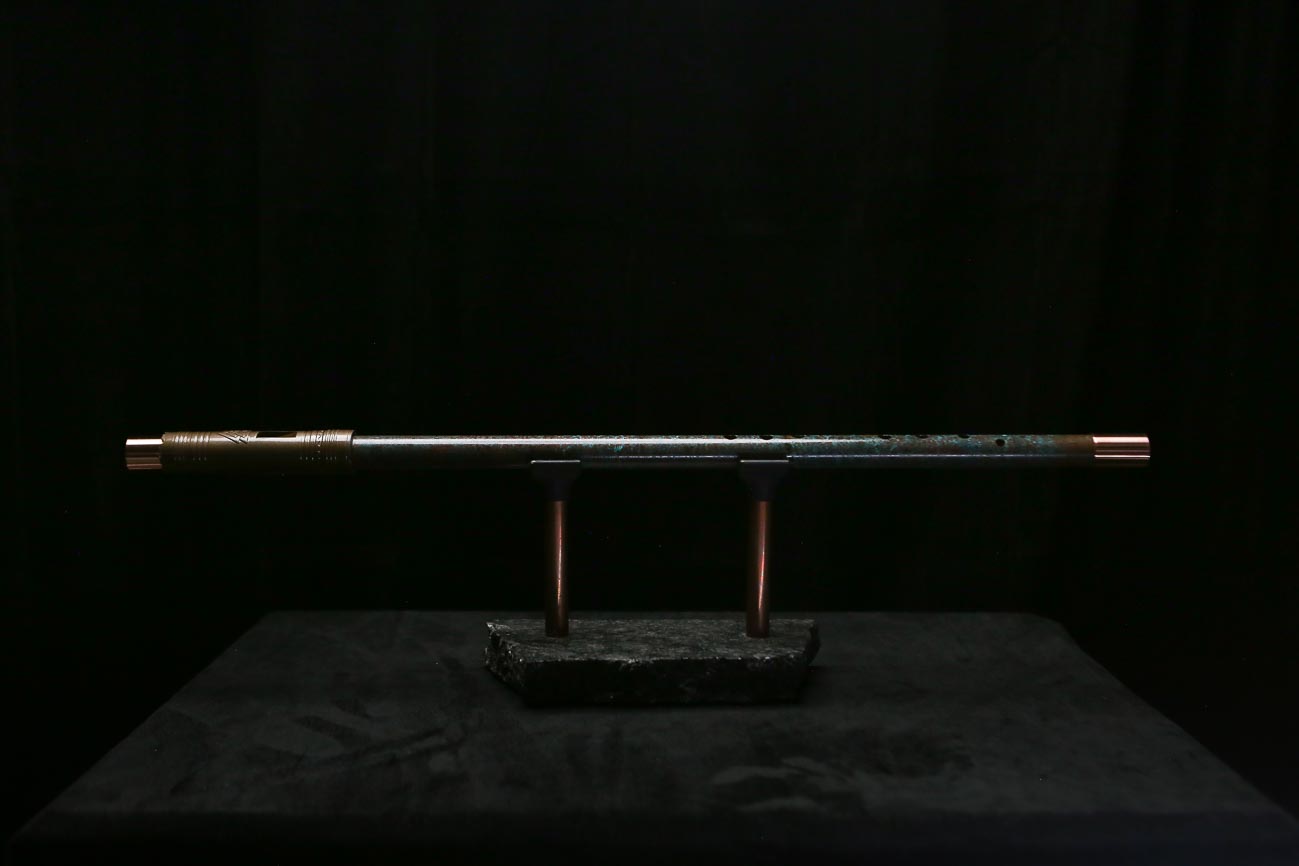 Low C Copper Flute #0183 in Deep Ocean Mist