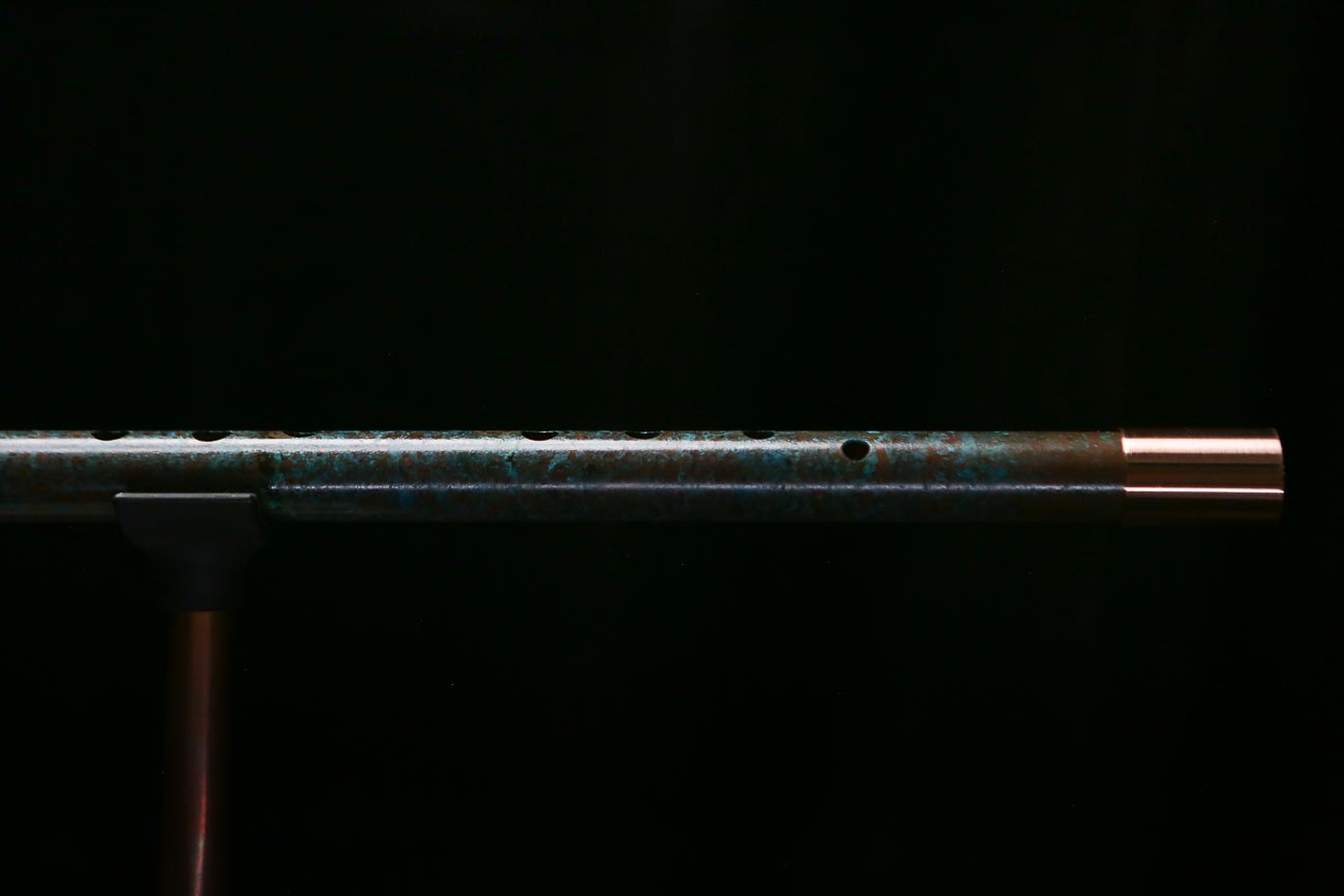 Low C Copper Flute #0183 in Deep Ocean Mist