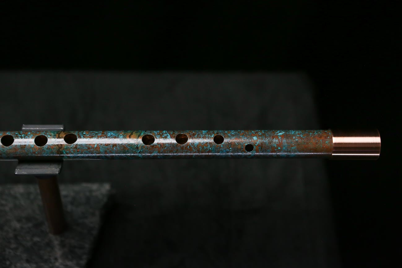 Low C Copper Flute #0183 in Deep Ocean Mist