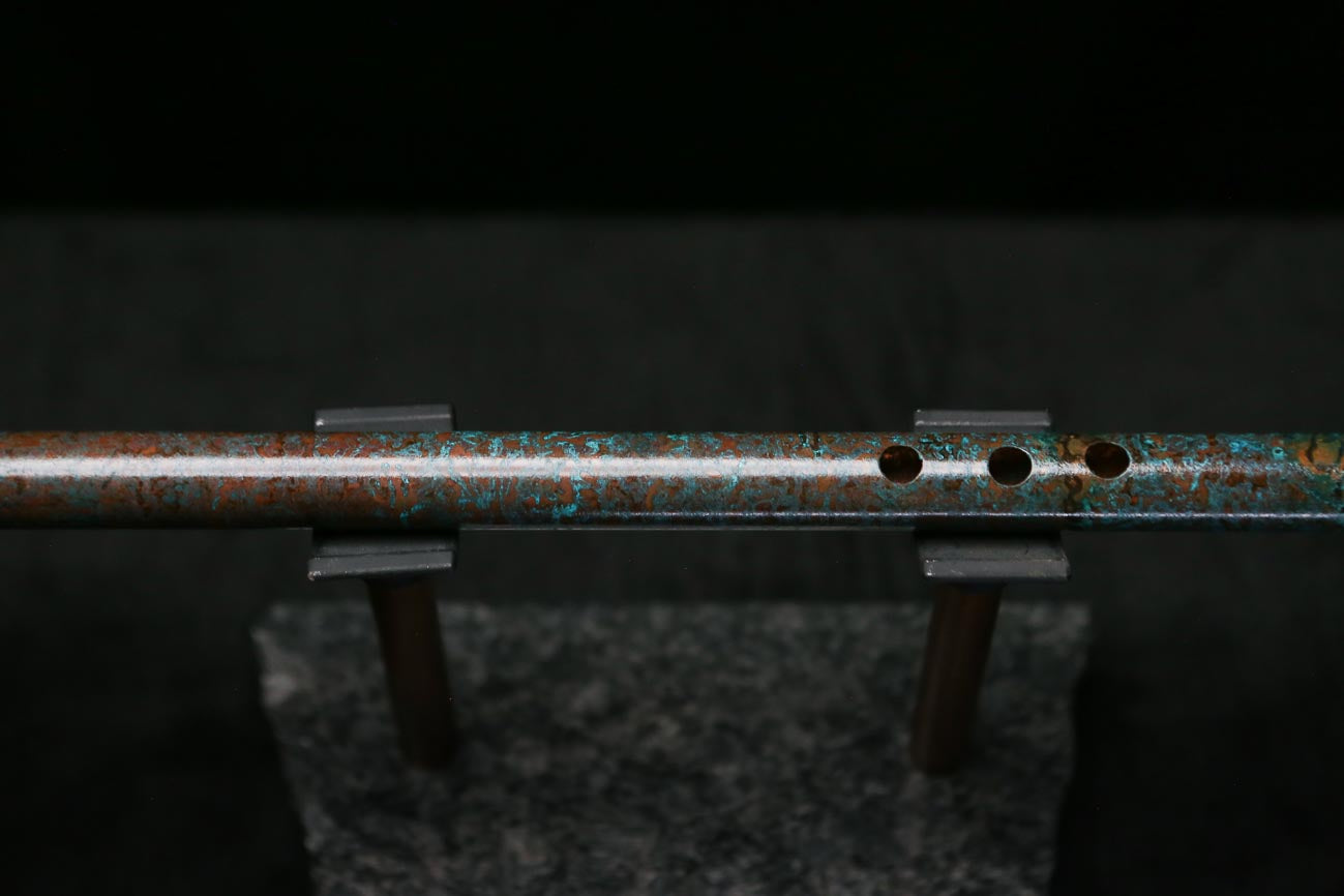 Low C Copper Flute #0183 in Deep Ocean Mist