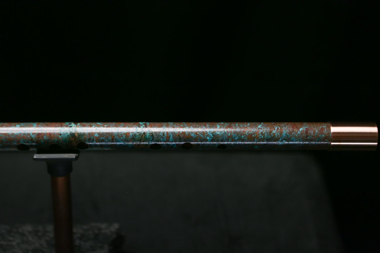 Low C Copper Flute #0183 in Deep Ocean Mist