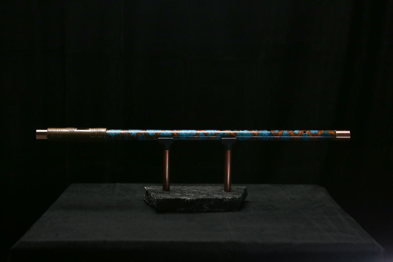 Low C Copper Flute #0184 in Double Ocean Helix