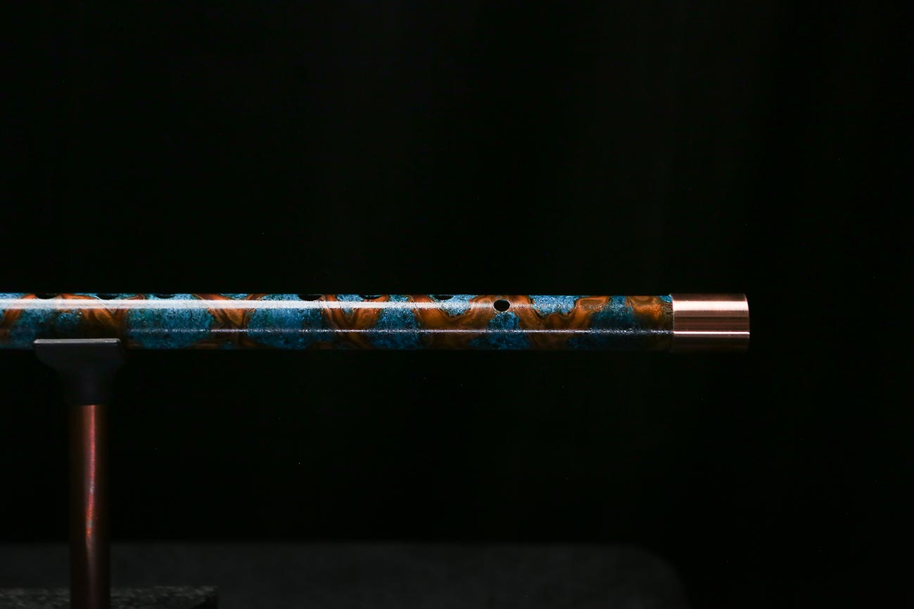 Low C Copper Flute #0184 in Double Ocean Helix