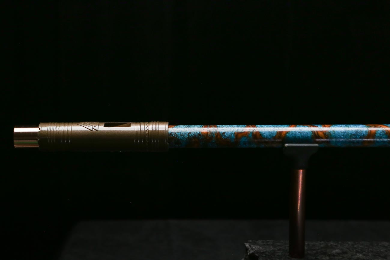 Low C Copper Flute #0184 in Double Ocean Helix