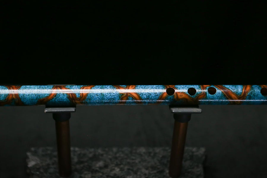 Low C Copper Flute #0184 in Double Ocean Helix