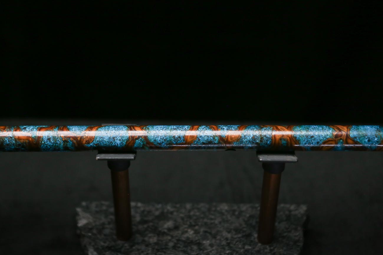 Low C Copper Flute #0184 in Double Ocean Helix