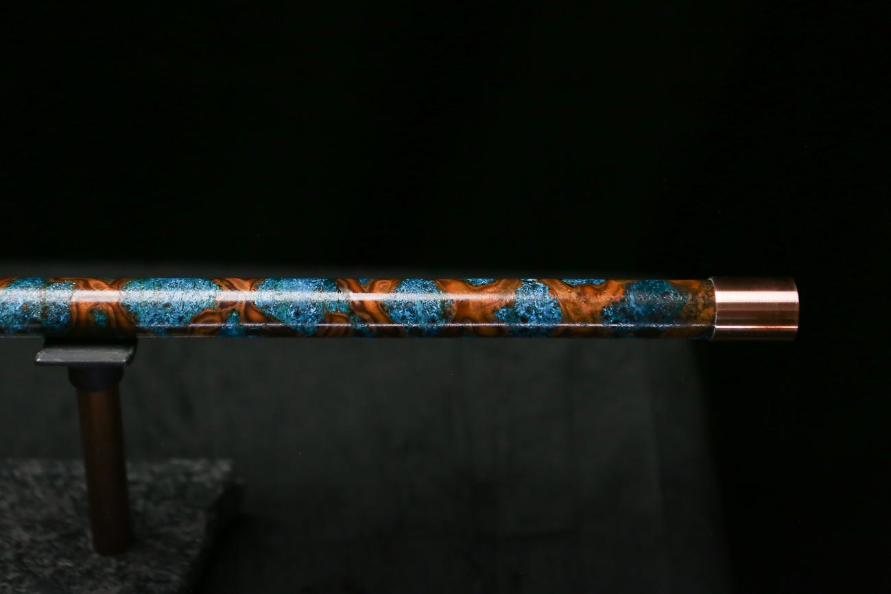 Low C Copper Flute #0184 in Double Ocean Helix