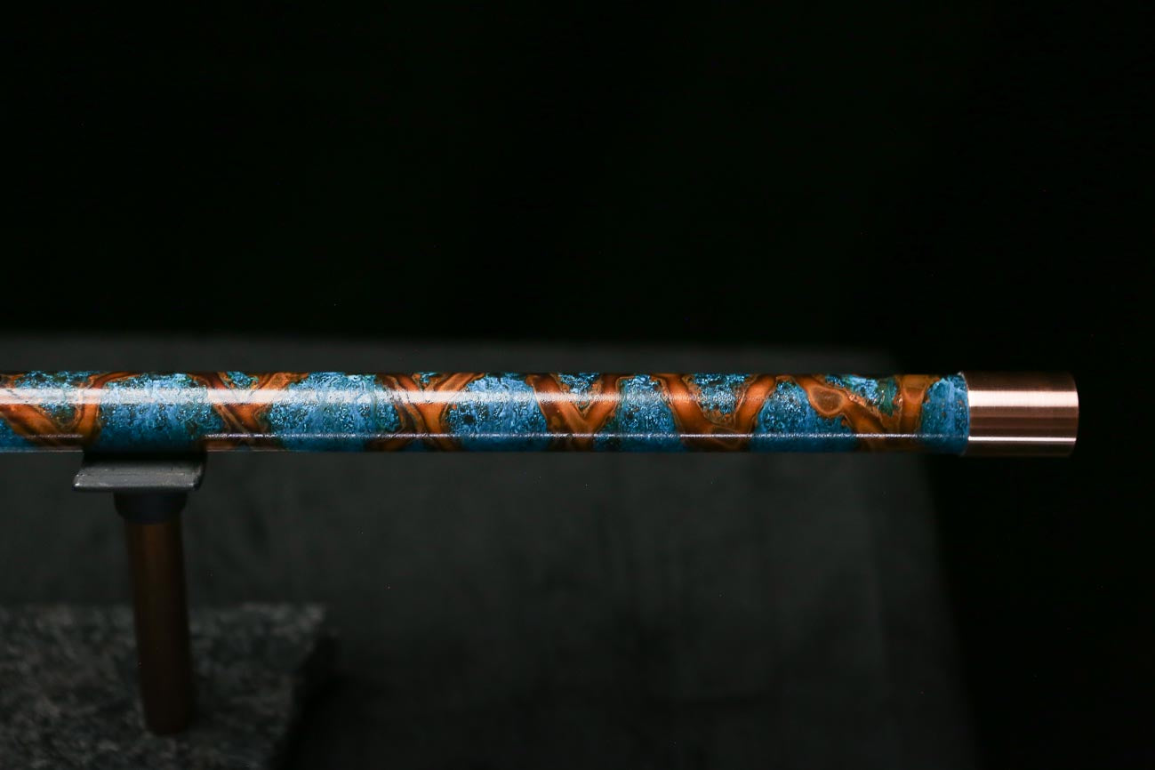 Low C Copper Flute #0184 in Double Ocean Helix