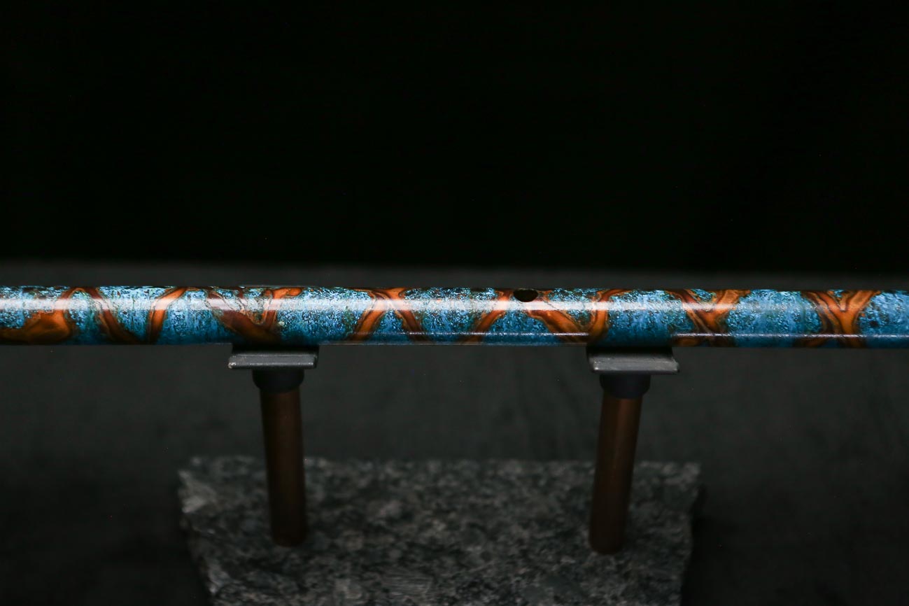 Low C Copper Flute #0184 in Double Ocean Helix