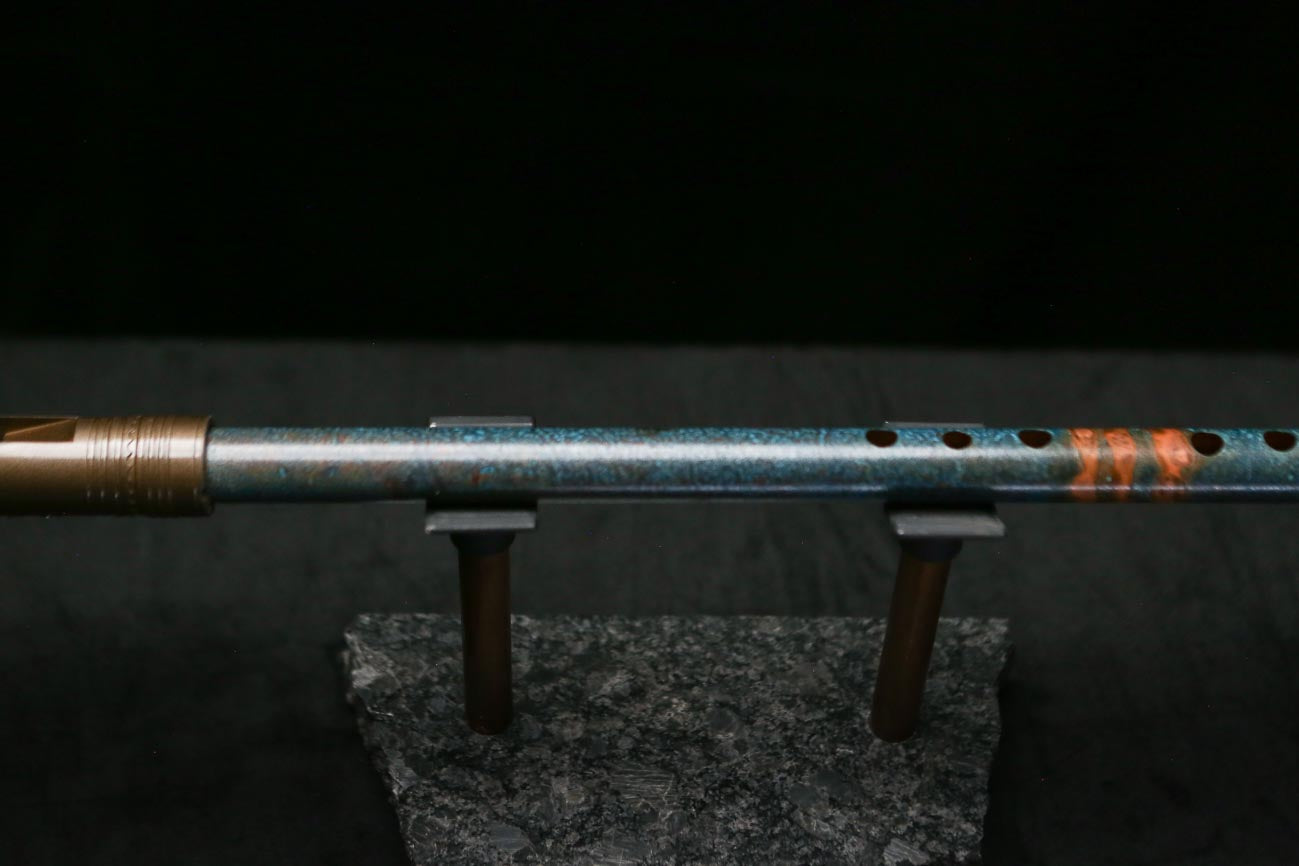 Low D Copper Flute #LDC0106 in Three Flame