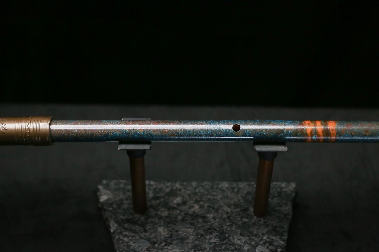 Low D Copper Flute #LDC0106 in Three Flame