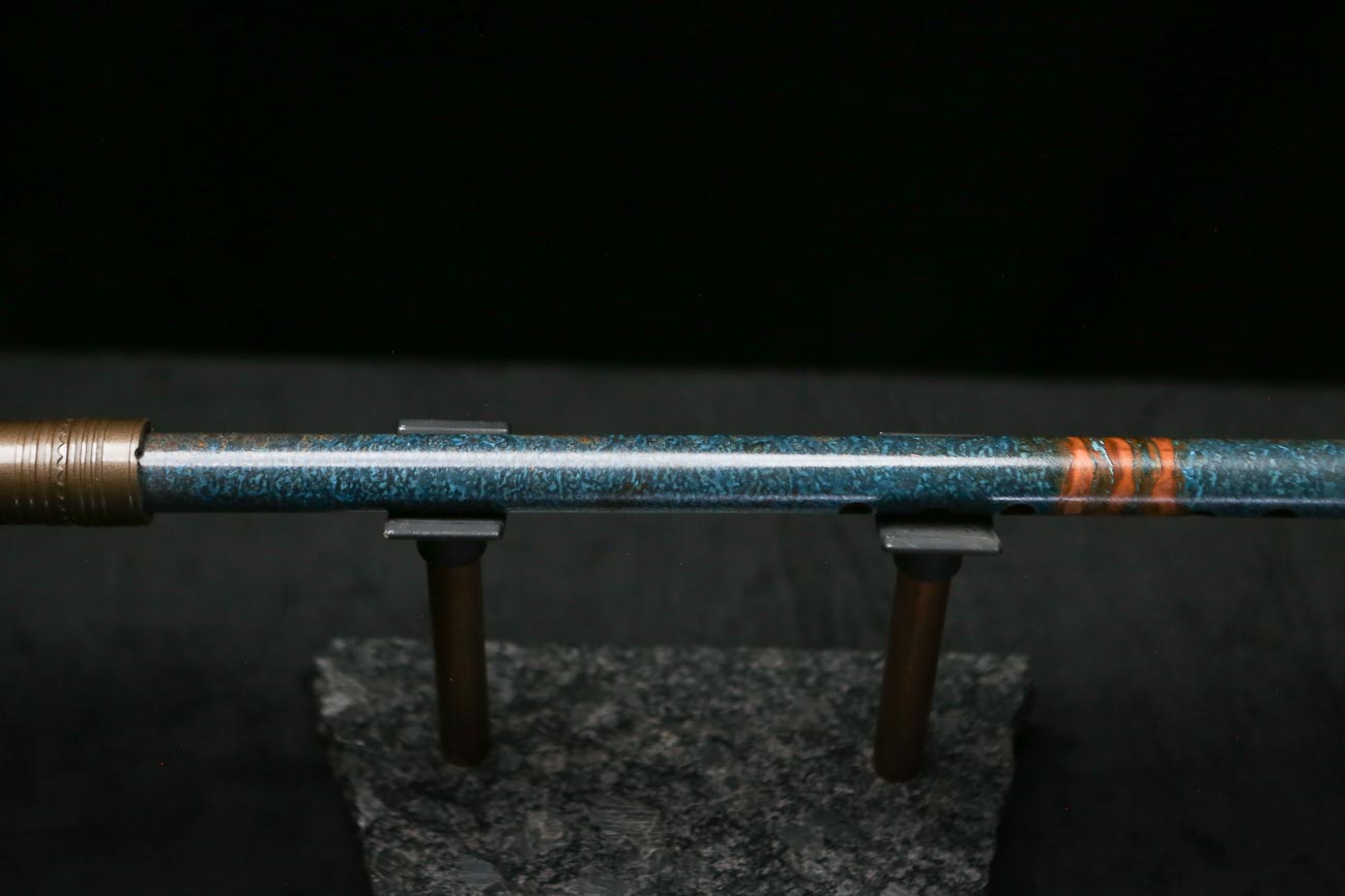 Low D Copper Flute #LDC0106 in Three Flame