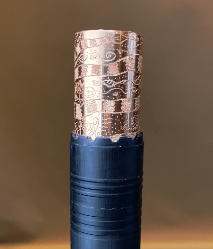 Great Snake Hand-Engraved Mouth Piece