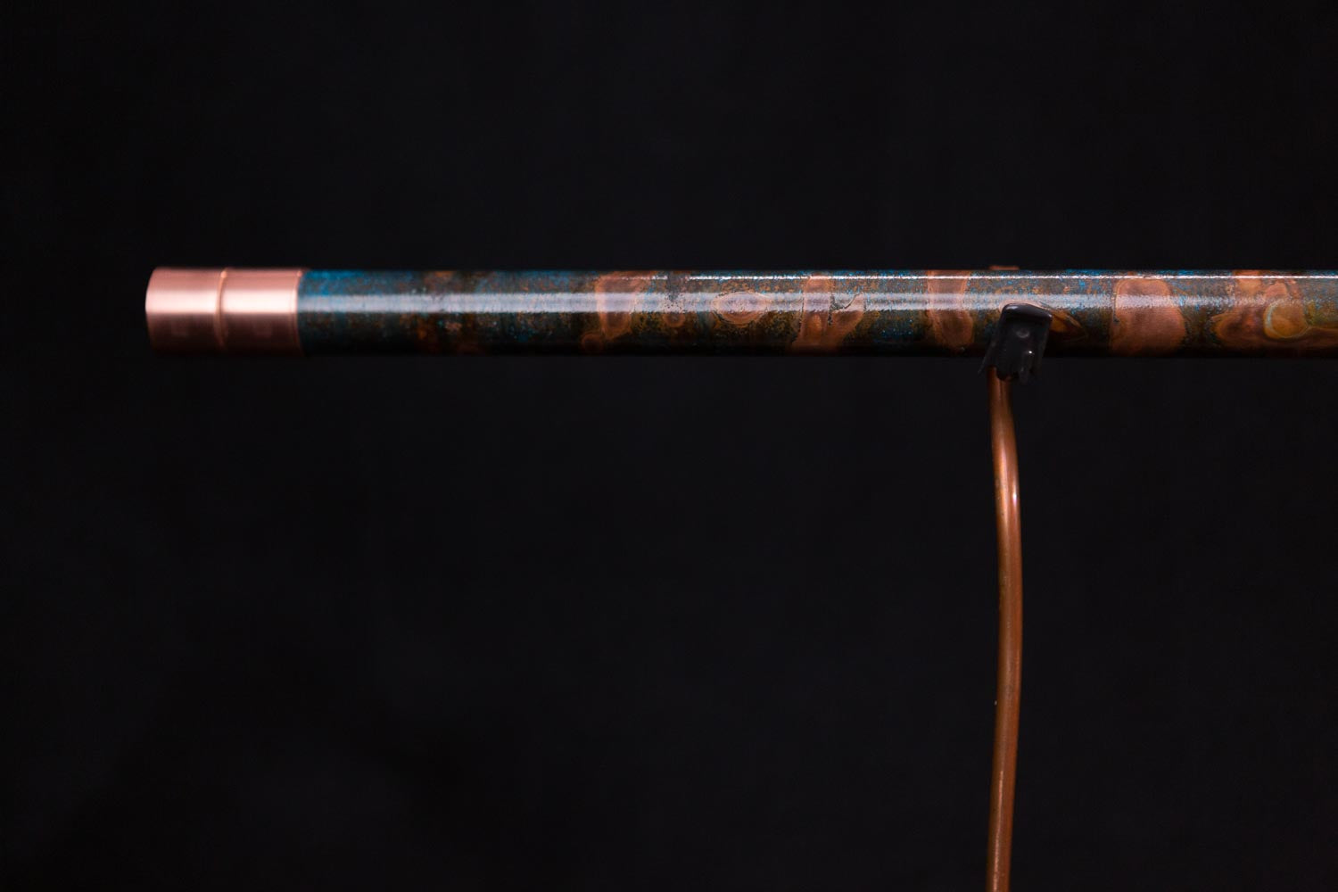 Copper Flute #0009 in Arctic Galaxy Burl, Low C