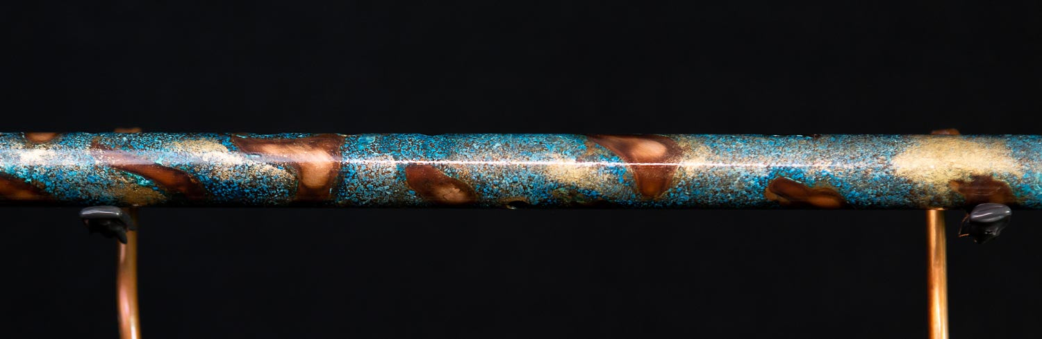 Copper Flute #G0002 in Golden Arctic Burl, Low C