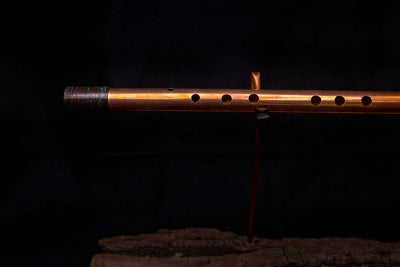 Copper Flute #PC0005 in Pure Copper With Arctic Burl End