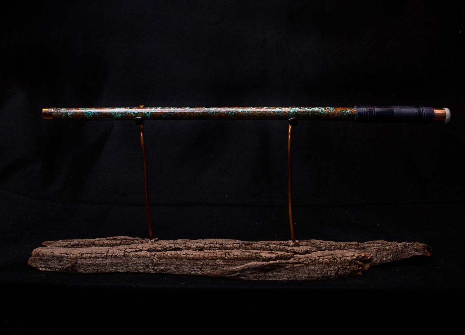 Copper Flute #0016 in Turquoise Sea Foam