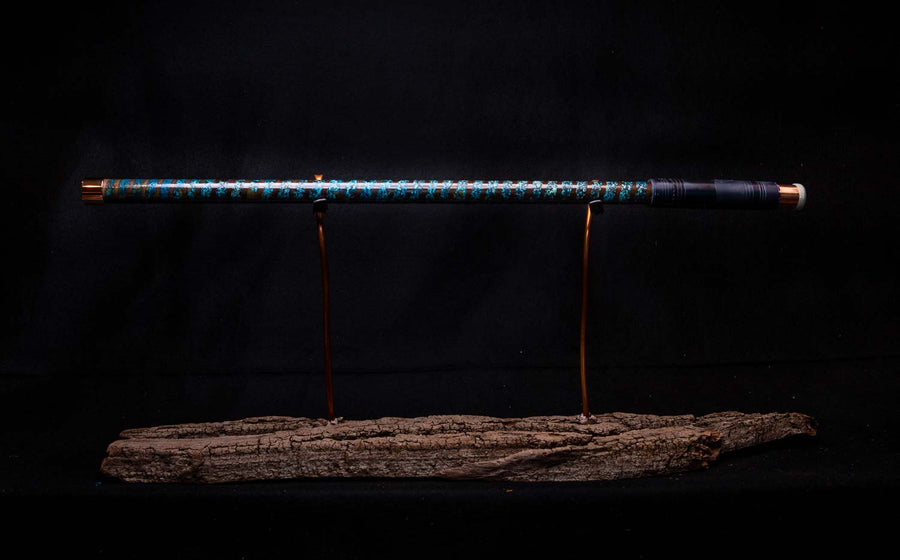 Copper Flute #0019 in Spiral Galaxy