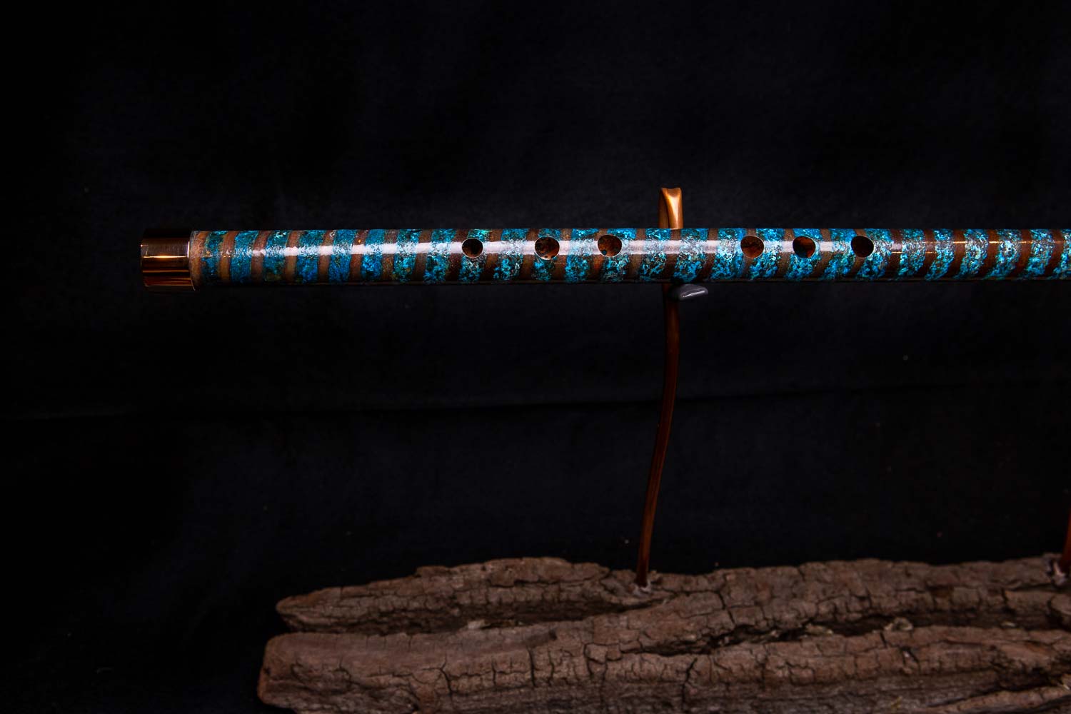 Copper Flute #0019 in Spiral Galaxy