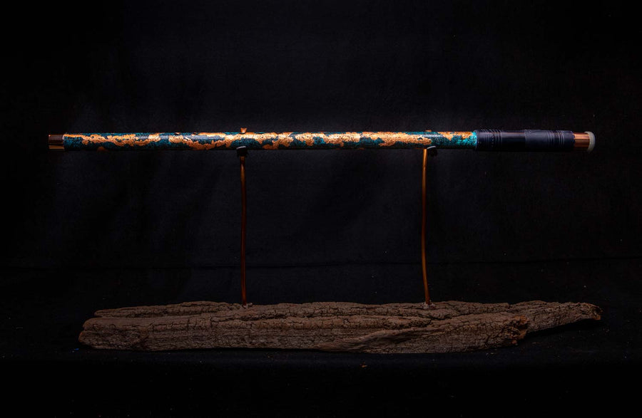 Copper Flute #CF0002 in Gilded Relic