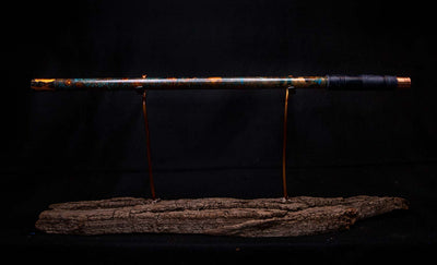 Copper Flute #CFE0001 Arctic Burl with Copper Foil End