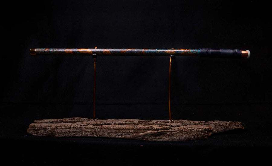 Copper Flute #0021 in Arctic Burl