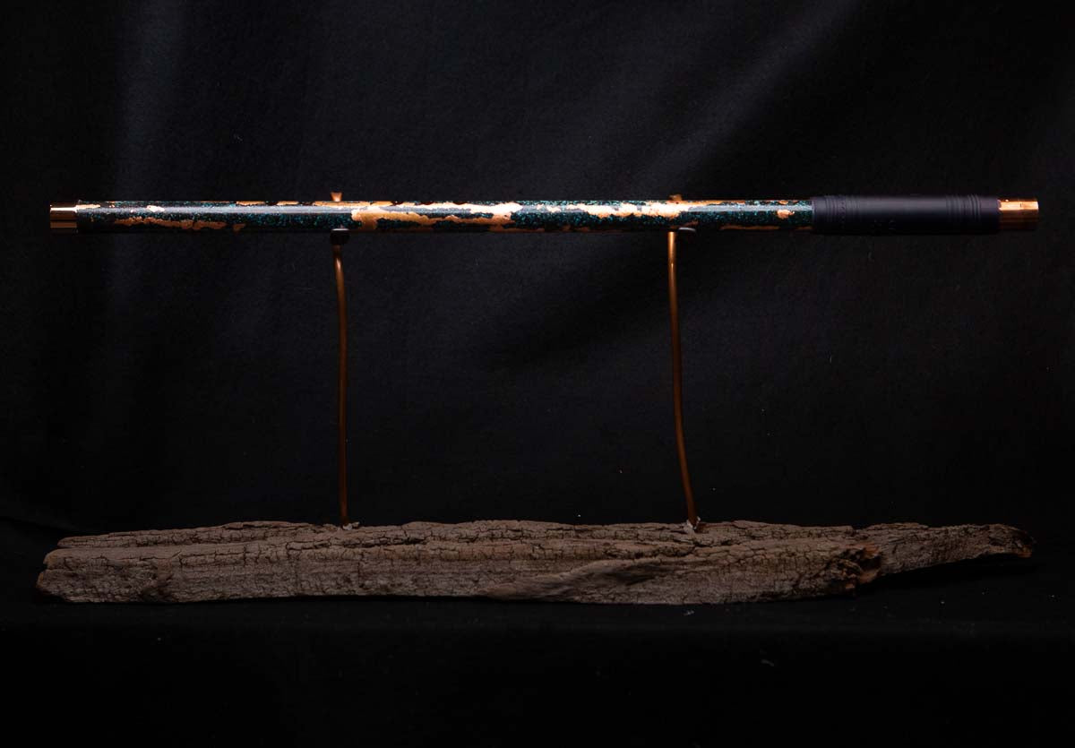 Copper Flute #CF0004 in Gilded Relic - Low C
