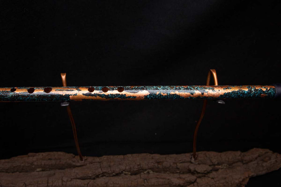 Copper Flute #CF0004 in Gilded Relic - Low C