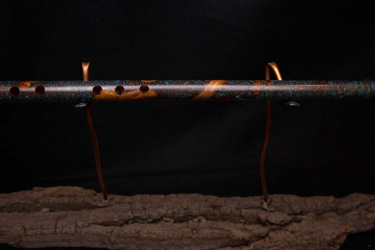 Copper Flute #0028 in Arctic Burl - Low C