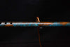 Copper Flute #0031 in Turquoise Burl - Low C