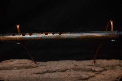 Lullaby Edition Copper Flute #LE0004 in Autumn Patina