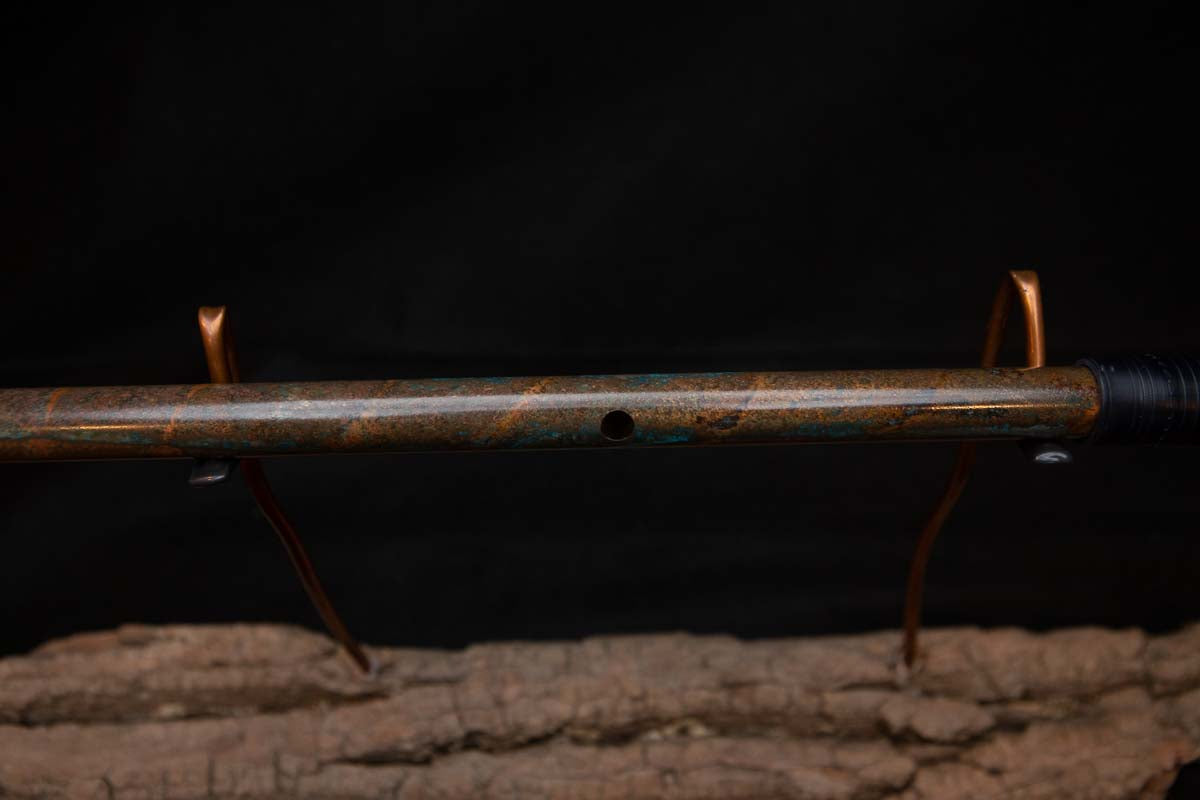 Lullaby Edition Copper Flute #LE0004 in Autumn Patina