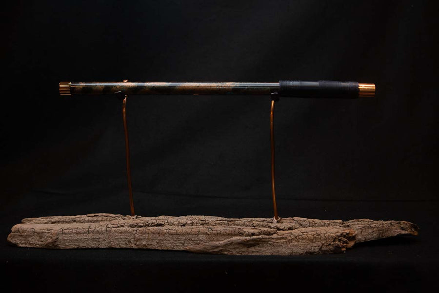 Lullaby Edition Copper Flute #LE0006 in Autumn Patina