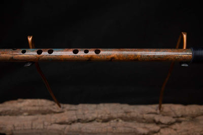 Lullaby Edition Copper Flute #LE0007 in Autumn Patina